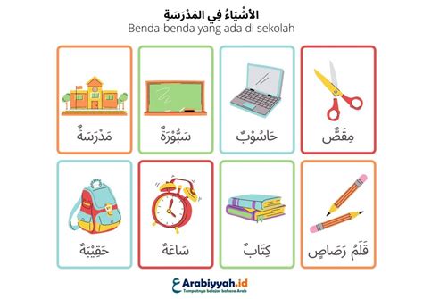 Kosakata Bahasa Arab Tentang Sekolah